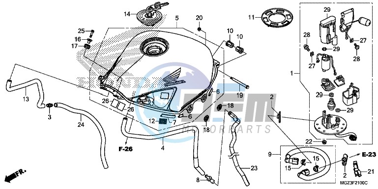 FUEL TANK/FUEL PUMP