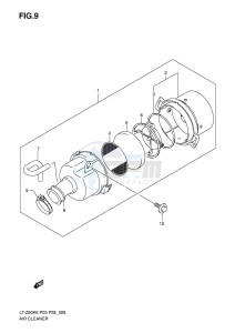 LT-Z50 (P3-P28) drawing AIR CLEANER