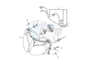 FZS FAZER 1000 drawing HEADLIGHT