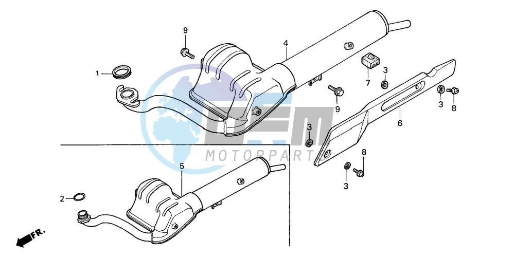 EXHAUST MUFFLER