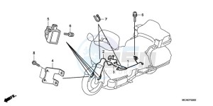 GL18009 Australia - (U / AB NAV) drawing AIRBAG HARNESS