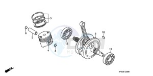 CRF230F9 Europe Direct - (ED / CMF) drawing CRANKSHAFT/PISTON