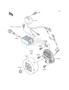 KDX 200 E [KDX200] (E4-E6)) [KDX200] drawing GENERATOR