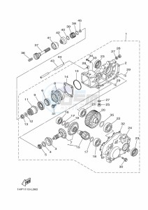 YFM700FWAD YFM70GPXK (B4FA) drawing DRIVE SHAFT