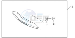 GL1800A BR - (BR) drawing TRUNK HANDLE