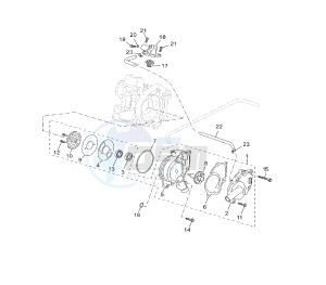 YP R X-MAX 125 drawing WATER PUMP