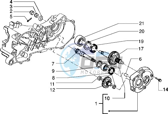 Rear wheel shaft