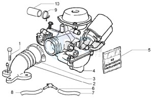 X8 125 PM36200-PM36300 drawing Carburettor