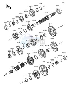 NINJA ZX-6R ZX636EGF FR GB XX (EU ME A(FRICA) drawing Transmission