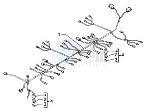 X9 125 Evolution drawing Main Cables Unit