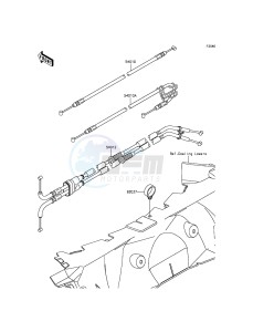 ZZR1400 ABS ZX1400FFF FR GB XX (EU ME A(FRICA) drawing Cables