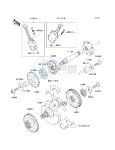 VN 1500 B [VULCAN 88 SE] (B1-B3) N6F drawing CRANKSHAFT