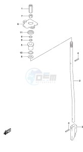 DF 9.9B drawing Shift Rod