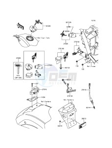 VULCAN 900 CUSTOM VN900CEFA GB XX (EU ME A(FRICA) drawing Ignition Switch