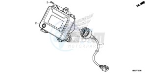 TRX420FA1G TRX420 Europe Direct - (ED) drawing METER