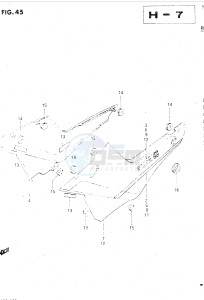 GSX500E (E39) drawing FRAME COVER (GSX500ESE)