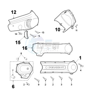 FOX LN A BE drawing ENGINE COVER