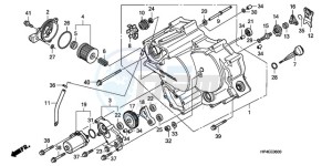 TRX420FPM9 U / 4WD drawing FRONT CRANKCASE COVER