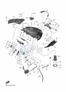 NIKEN GT MXT890D (BFD1) drawing FUEL TANK