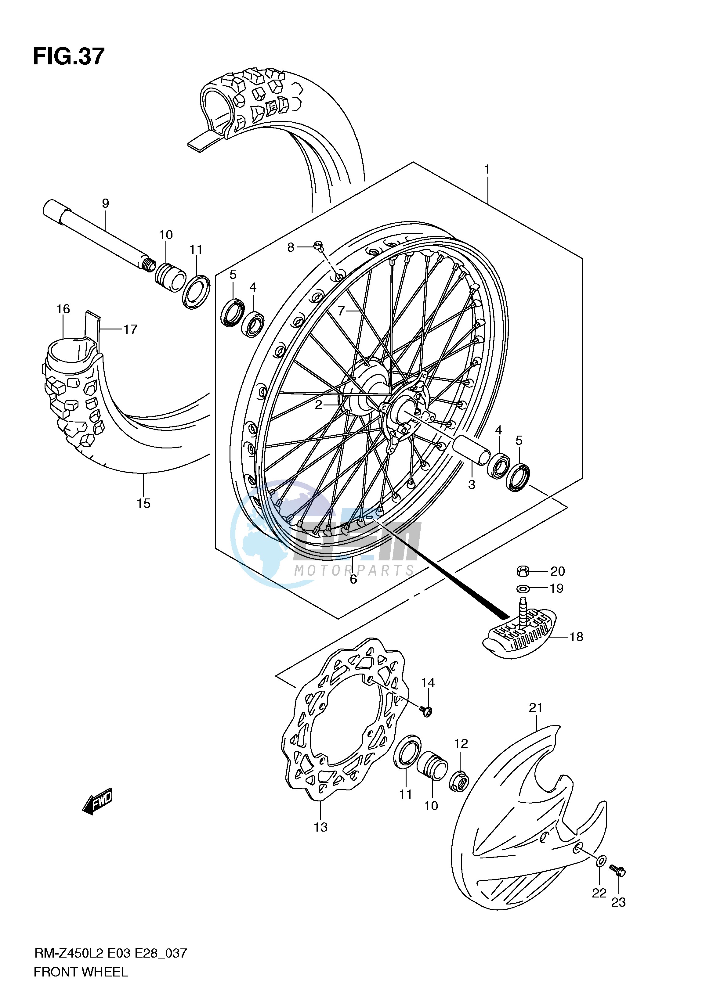 FRONT WHEEL