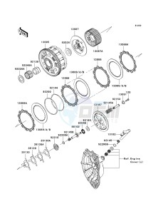 ZX 600 P [NINJA ZX-6R] (7F-8FA) P8F drawing CLUTCH