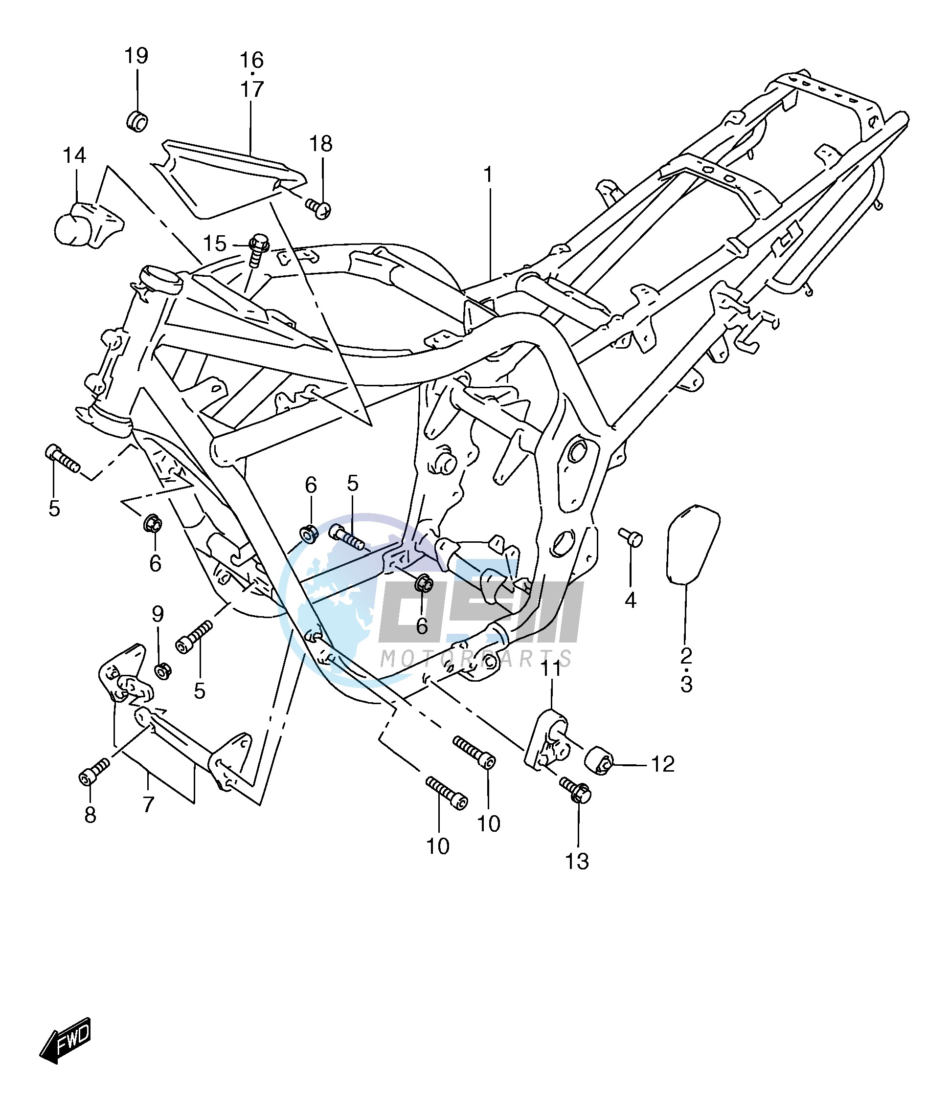 FRAME (GSF1200SAY)