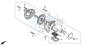 CA125 REBEL drawing OIL PUMP