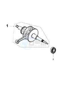 SAT 2 125 drawing CRANKSHAFT AND CYLINDER