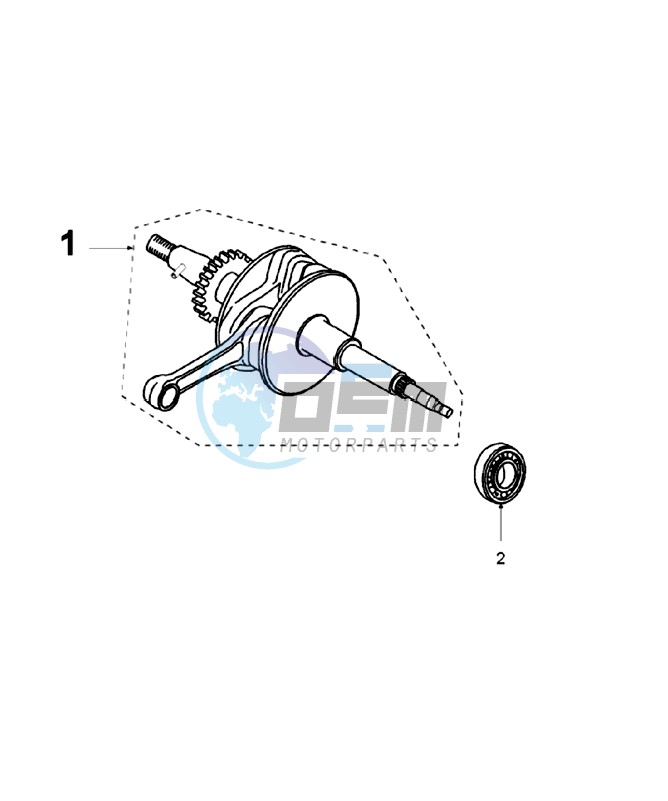 CRANKSHAFT AND CYLINDER