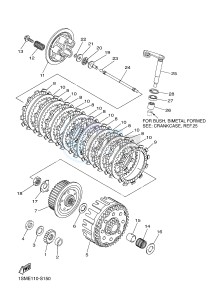 YZ250F (1SME 1SMJ 1SMK 1SML) drawing CLUTCH