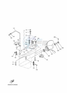 F100BETL drawing PROPELLER-HOUSING-AND-TRANSMISSION-2