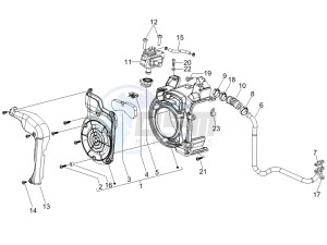 LX 150 4T USA drawing Secondary air box