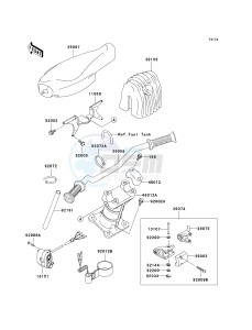 JT 1100 C [1100 STX D.I.] (C1) [1100 STX D.I.] drawing HANDLEBAR