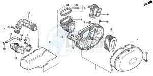 VT750CD3 drawing AIR CLEANER