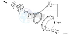 TRX420FPMC TRX420 ED drawing RECOIL STARTER