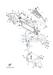 MT07A MT-07 ABS 700 (1XBM) drawing RADIATOR & HOSE