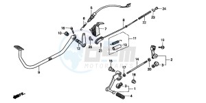 CMX250C REBEL drawing PEDAL