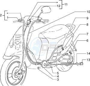 NTT 50 equel to Piaggio NRG mc1 drawing Transmissions