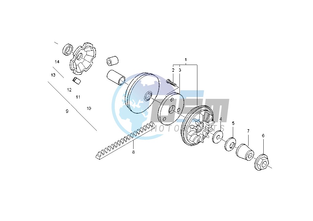 Driving pulley