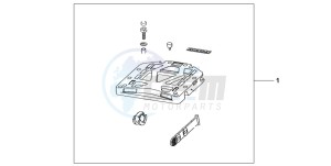 NX500 DOMINATOR drawing REAR BASE CARRIER