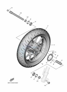 XP560 TMAX (BBV1) drawing TAILLIGHT