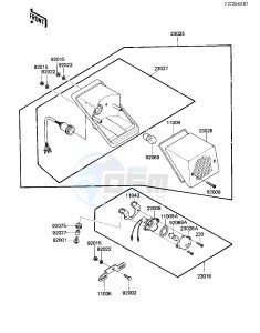 KL 600 A [KL600] (A1) [KL600] drawing TAILLIGHT