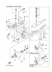 FL300BETX drawing PROPELLER-HOUSING-AND-TRANSMISSION-4