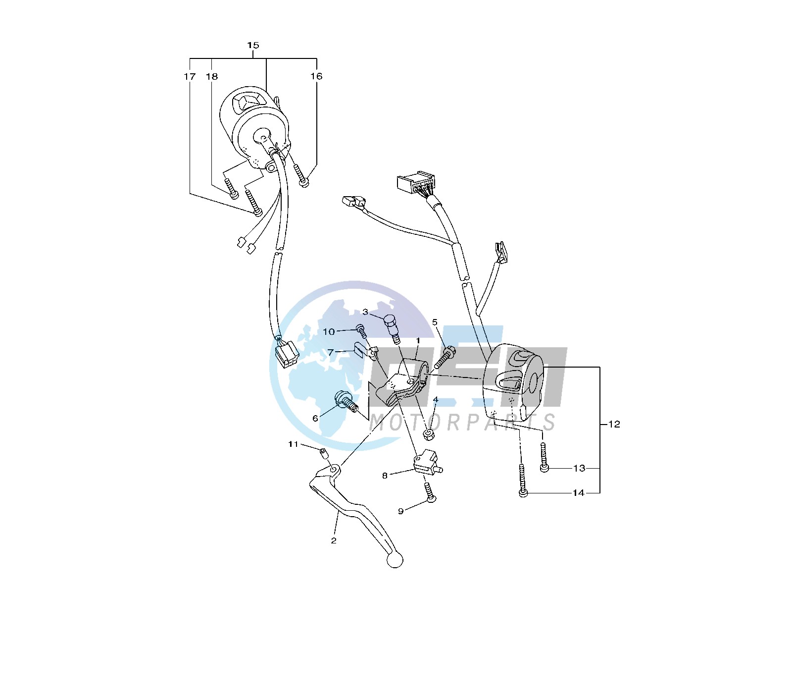 HANDLE SWITCH AND LEVER 36C6