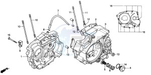 XL185S drawing CRANKCASE