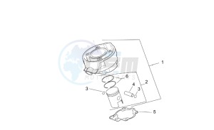 RS 50 Tuono drawing Cylinder - Piston