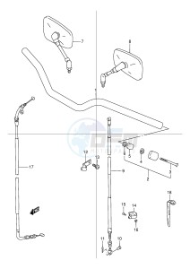 TU125 (E2) drawing HANDLEBAR