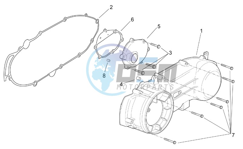 Clutch side cover