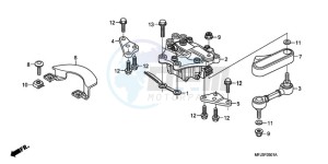 CBR600RAA Korea - (KO / ABS) drawing STEERING DAMPER