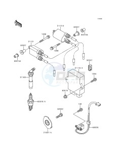 ZX 600 E [NINJA ZX-6] (E1-E3) [NINJA ZX-6] drawing IGNITION SYSTEM